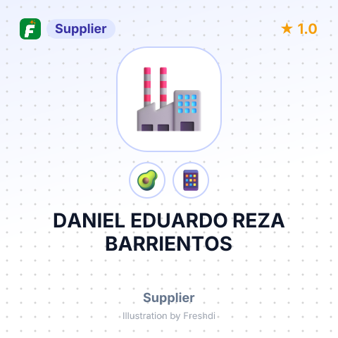 DANIEL EDUARDO REZA BARRIENTOS – summary card, no photo uploaded yet