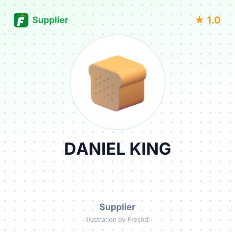 DANIEL KING – summary card, no photo uploaded yet