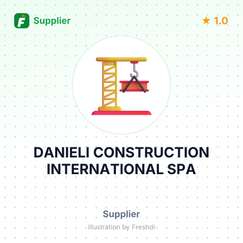 DANIELI CONSTRUCTION INTERNATIONAL SPA – summary card, no photo uploaded yet