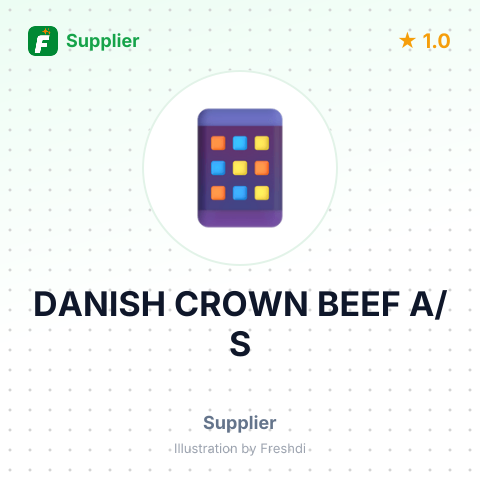 DANISH CROWN BEEF A/S – summary card, no photo uploaded yet