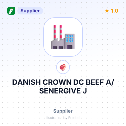 DANISH CROWN DC BEEF A/SENERGIVE J – summary card, no photo uploaded yet