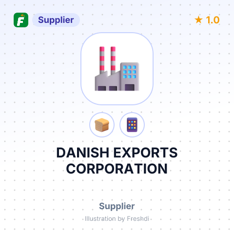 DANISH EXPORTS CORPORATION – summary card, no photo uploaded yet