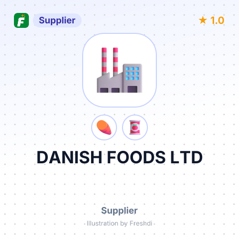 DANISH FOODS LTD – summary card, no photo uploaded yet