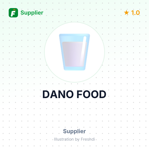 DANO FOOD – summary card, no photo uploaded yet