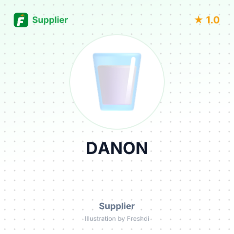 DANON – summary card, no photo uploaded yet