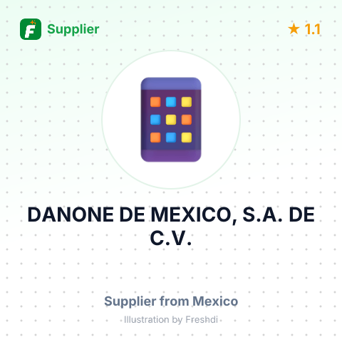 DANONE DE MEXICO, S.A. DE C.V. – summary card, no photo uploaded yet