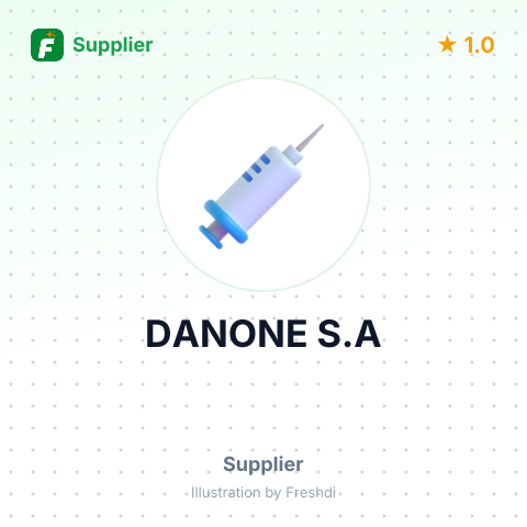 DANONE S.A – summary card, no photo uploaded yet