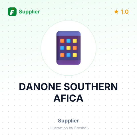 DANONE SOUTHERN AFICA – summary card, no photo uploaded yet