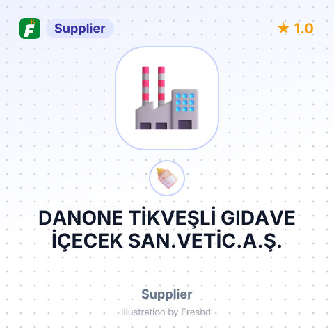 DANONE TİKVEŞLİ GIDAVE İÇECEK SAN.VETİC.A.Ş. – summary card, no photo uploaded yet