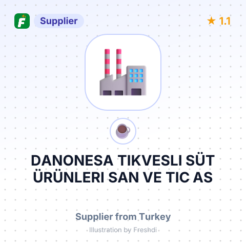 DANONESA TIKVESLI SÜT ÜRÜNLERI SAN VE TIC AS – summary card, no photo uploaded yet