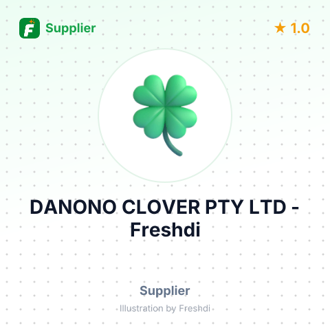 DANONO CLOVER PTY LTD – summary card, no photo uploaded yet