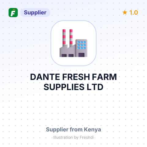 DANTE FRESH FARM SUPPLIES LTD – summary card, no photo uploaded yet