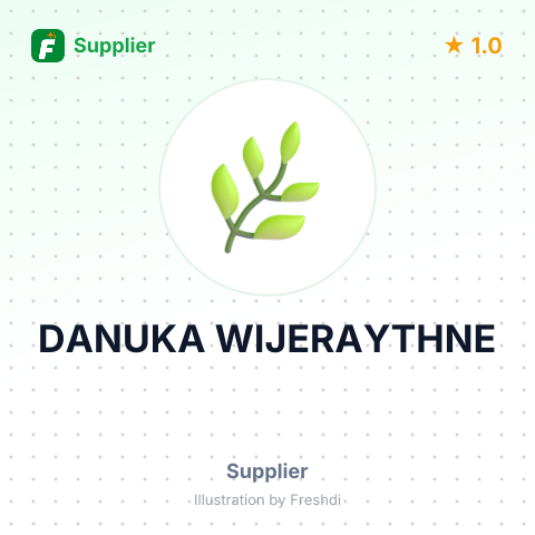 DANUKA WIJERAYTHNE – summary card, no photo uploaded yet