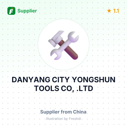 DANYANG CITY YONGSHUN TOOLS CO, .LTD – summary card, no photo uploaded yet