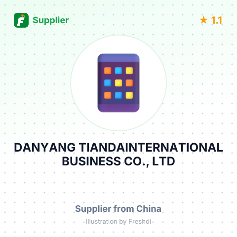 DANYANG TIANDAINTERNATIONAL BUSINESS CO., LTD – summary card, no photo uploaded yet