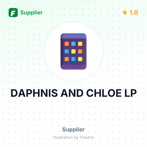 DAPHNIS AND CHLOE LP – summary card, no photo uploaded yet