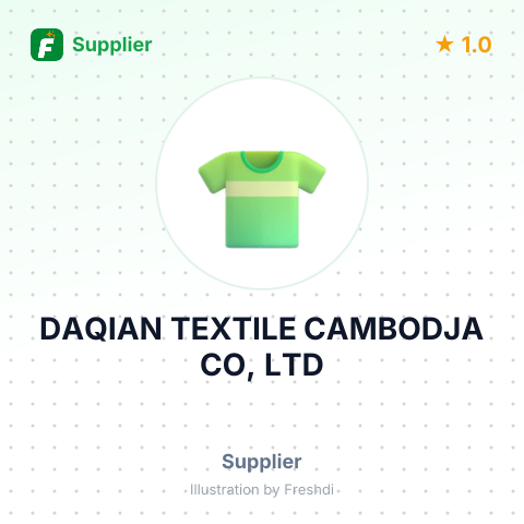 DAQIAN TEXTILE CAMBODJA CO, LTD – summary card, no photo uploaded yet