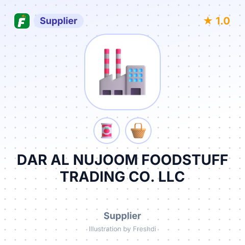 DAR AL NUJOOM FOODSTUFF TRADING CO. LLC – summary card, no photo uploaded yet