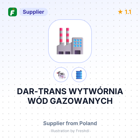 DAR-TRANS WYTWÓRNIA WÓD GAZOWANYCH – summary card, no photo uploaded yet
