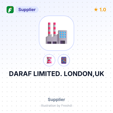 DARAF LIMITED. LONDON,UK – summary card, no photo uploaded yet