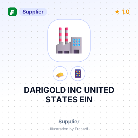 DARIGOLD INC UNITED STATES EIN – summary card, no photo uploaded yet