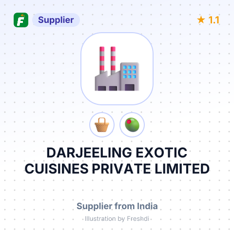 DARJEELING EXOTIC CUISINES PRIVATE LIMITED – summary card, no photo uploaded yet