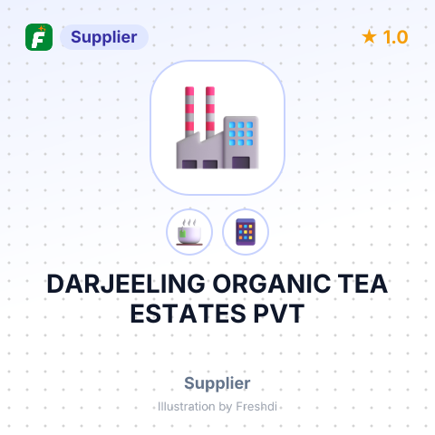 DARJEELING ORGANIC TEA ESTATES PVT – summary card, no photo uploaded yet
