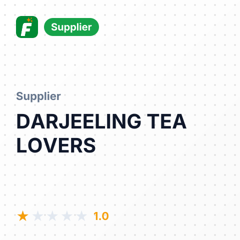 DARJEELING TEA LOVERS – summary card, no photo uploaded yet