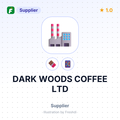 DARK WOODS COFFEE LTD – summary card, no photo uploaded yet