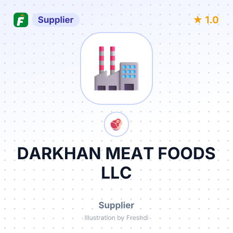 DARKHAN MEAT FOODS LLC – summary card, no photo uploaded yet