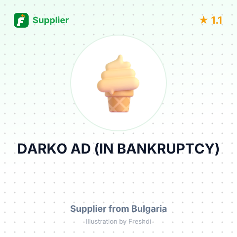 DARKO AD (IN BANKRUPTCY) – summary card, no photo uploaded yet