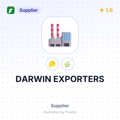 DARWIN EXPORTERS – summary card, no photo uploaded yet