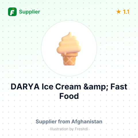 DARYA Ice Cream &amp; Fast Food – summary card, no photo uploaded yet