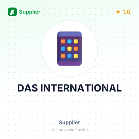 DAS INTERNATIONAL – summary card, no photo uploaded yet