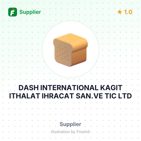 DASH INTERNATIONAL KAGIT ITHALAT IHRACAT SAN.VE TIC LTD – summary card, no photo uploaded yet
