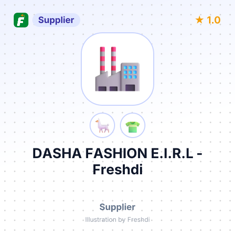DASHA FASHION E.I.R.L – summary card, no photo uploaded yet