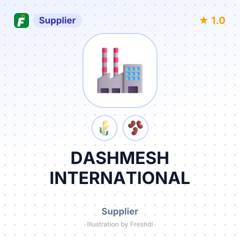 DASHMESH INTERNATIONAL – summary card, no photo uploaded yet