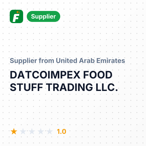 DATCOIMPEX FOOD STUFF TRADING LLC. – summary card, no photo uploaded yet