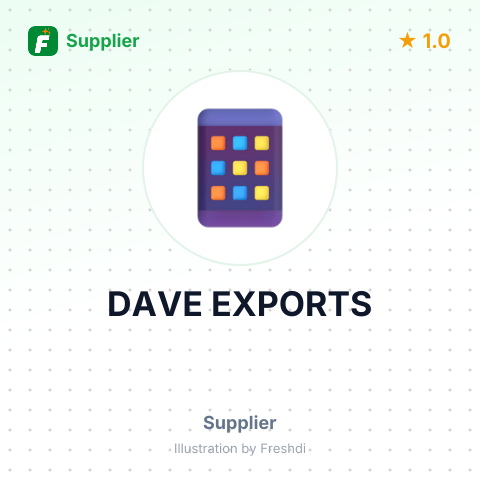 DAVE EXPORTS – summary card, no photo uploaded yet