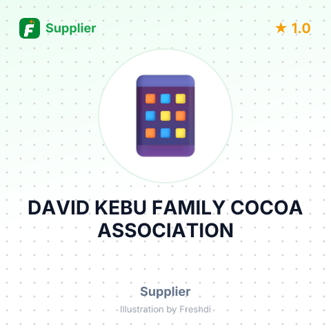DAVID KEBU FAMILY COCOA ASSOCIATION – summary card, no photo uploaded yet