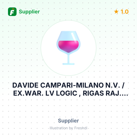 DAVIDE CAMPARI-MILANO N.V. / EX.WAR. LV LOGIC , RIGAS RAJ., LATVIA – summary card, no photo uploaded yet