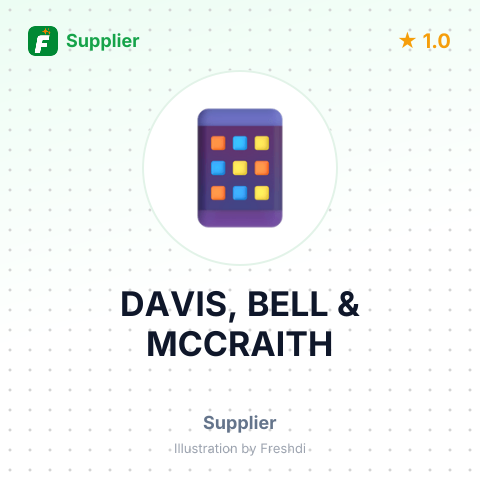 DAVIS, BELL & MCCRAITH – summary card, no photo uploaded yet