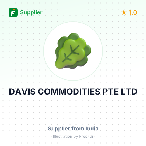 DAVIS COMMODITIES PTE LTD – summary card, no photo uploaded yet
