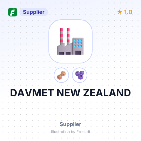 DAVMET NEW ZEALAND – summary card, no photo uploaded yet