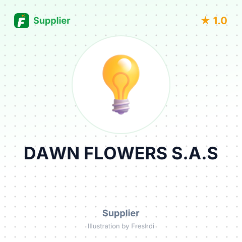 DAWN FLOWERS S.A.S – summary card, no photo uploaded yet