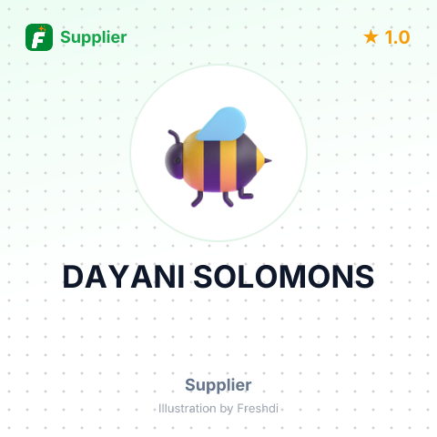 DAYANI SOLOMONS – summary card, no photo uploaded yet