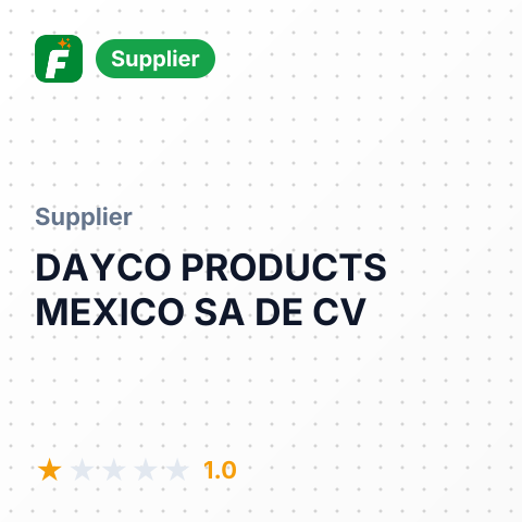 DAYCO PRODUCTS MEXICO SA DE CV – summary card, no photo uploaded yet