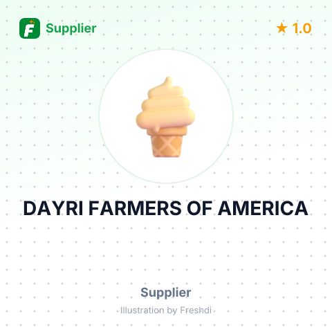 DAYRI FARMERS OF AMERICA – summary card, no photo uploaded yet