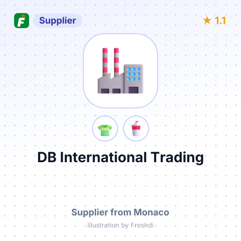 DB International Trading – summary card, no photo uploaded yet