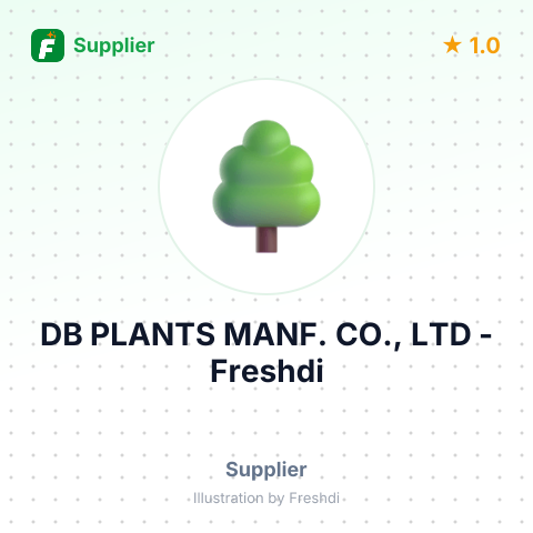 DB PLANTS MANF. CO., LTD – summary card, no photo uploaded yet